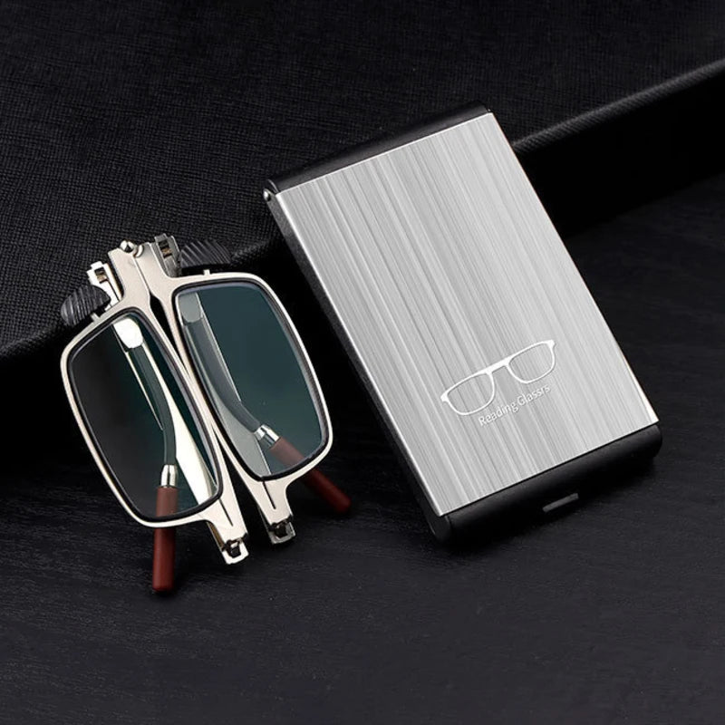 Faltbare tragbare hochauflösende Unisex-Lesebrille mit blauem Lichtschutz und ermüdungsresistent