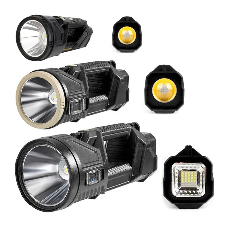 New German 1000000 lumens Waterproof Spot Lights Handheld Large searchlight