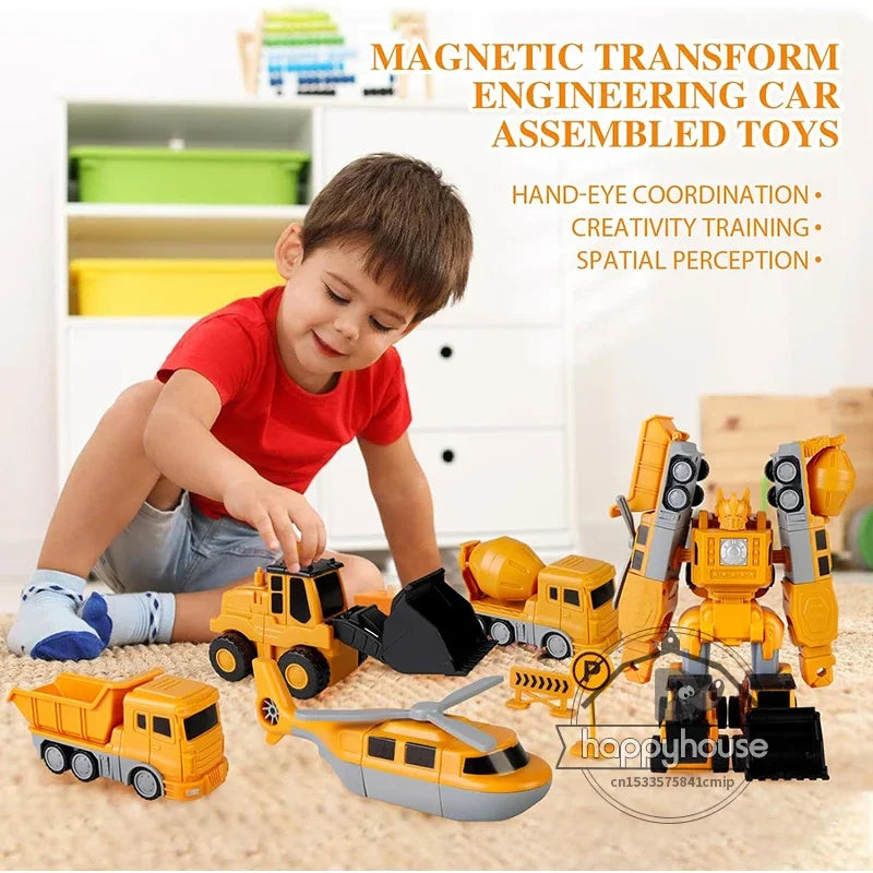 Magnetic RoboCar Set