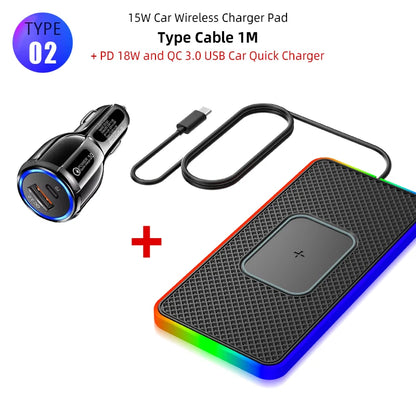 Car Wireless Charging Pad