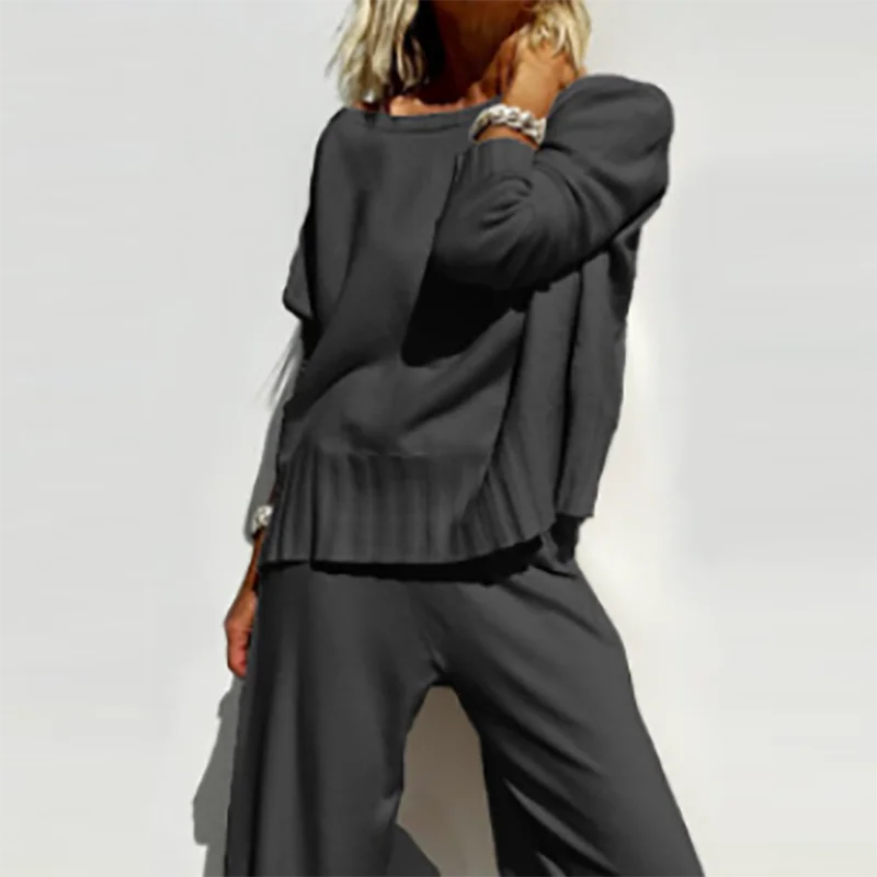 Heet Aanbod Zachte Kasjmier Informele Trui Set