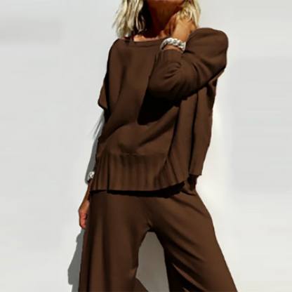 Heet Aanbod Zachte Kasjmier Informele Trui Set