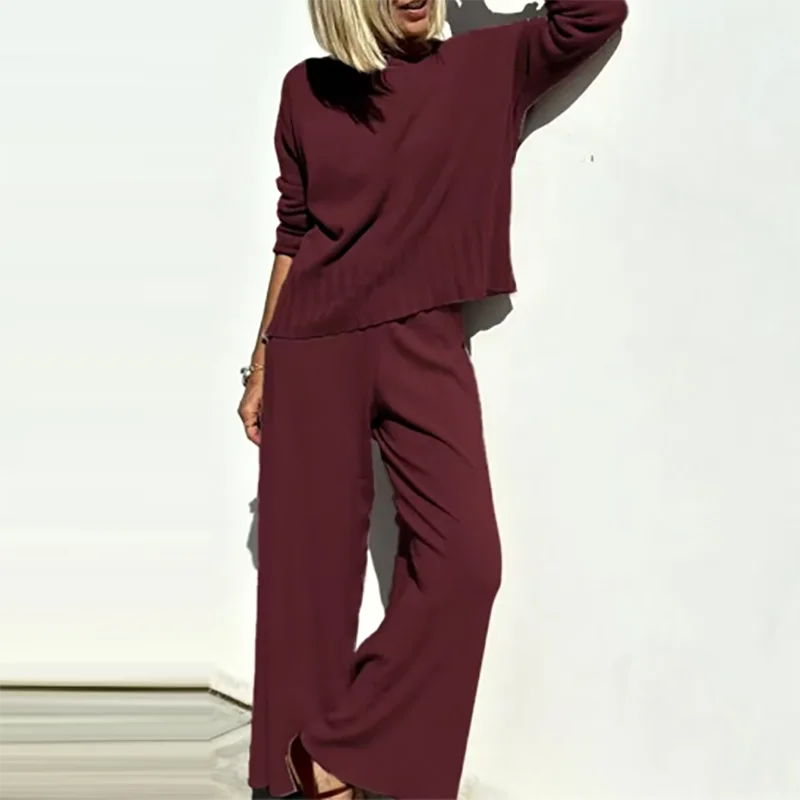 Heet Aanbod Zachte Kasjmier Informele Trui Set