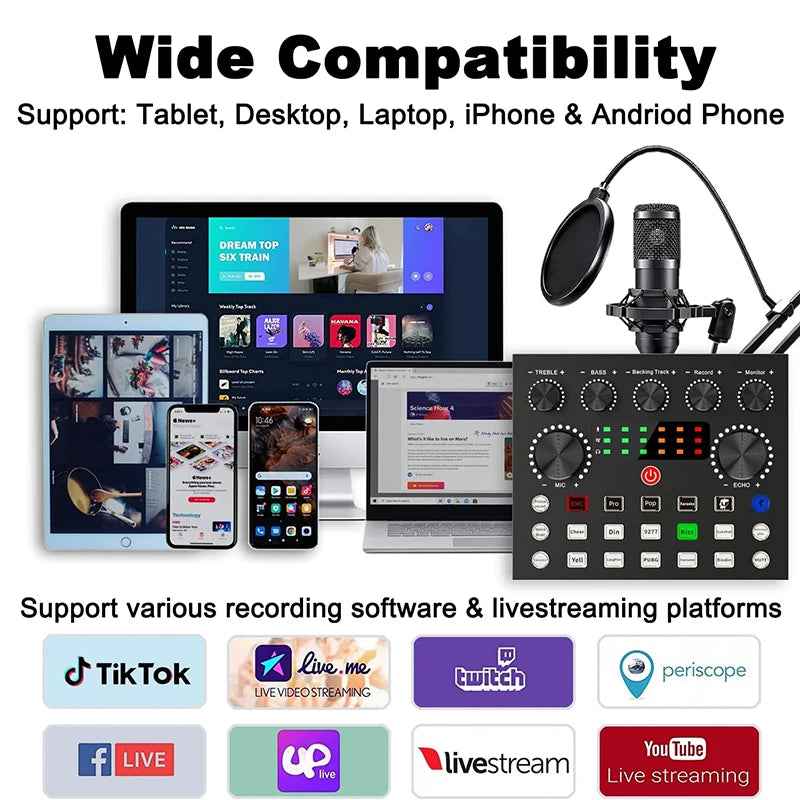 Zaho™ Podcast Equipment Bundle Pro (full set)