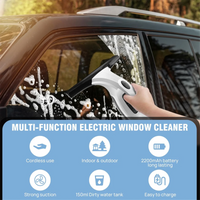 Rechargeable Window Vacuum Cleaner with Squeegee