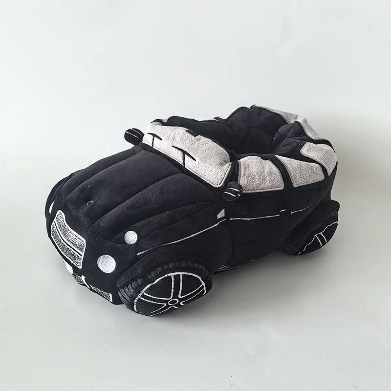 Vehicle Shape Plush Slippers Women