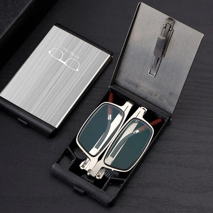 Faltbare tragbare hochauflösende Unisex-Lesebrille mit blauem Lichtschutz und ermüdungsresistent