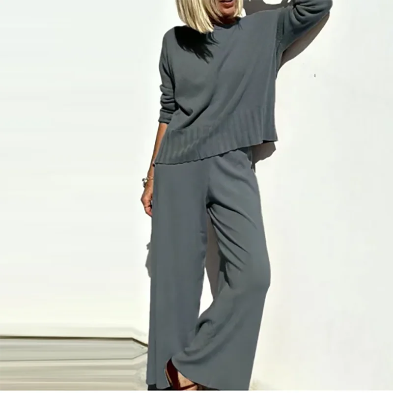 Heet Aanbod Zachte Kasjmier Informele Trui Set