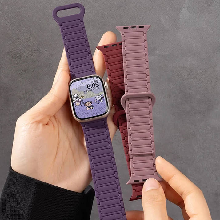 Magnetic Silicone Strap For Apple Watch