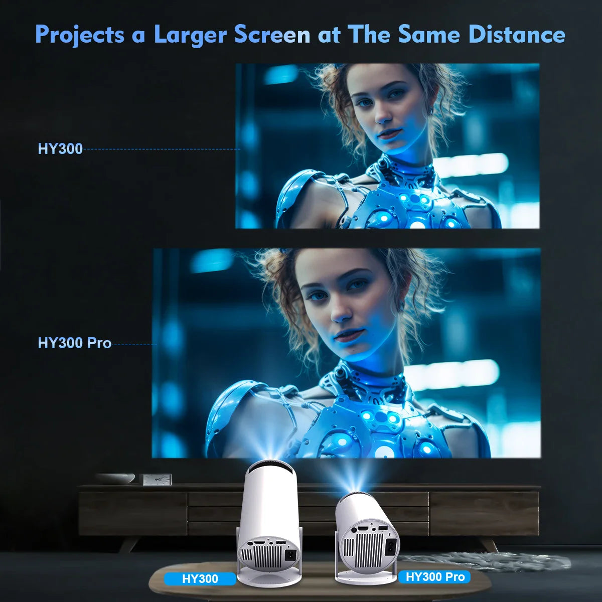 Hubble PRO Magcubic 4K Projector