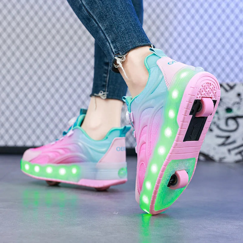 Led Light Roller Skate Shoes