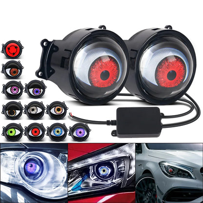 Dynamic LED Devil Eye Car Lights