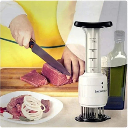 2 In 1 Meat Tenderizer Marinade Injector Barbecue Seasoning Sauce Injectors