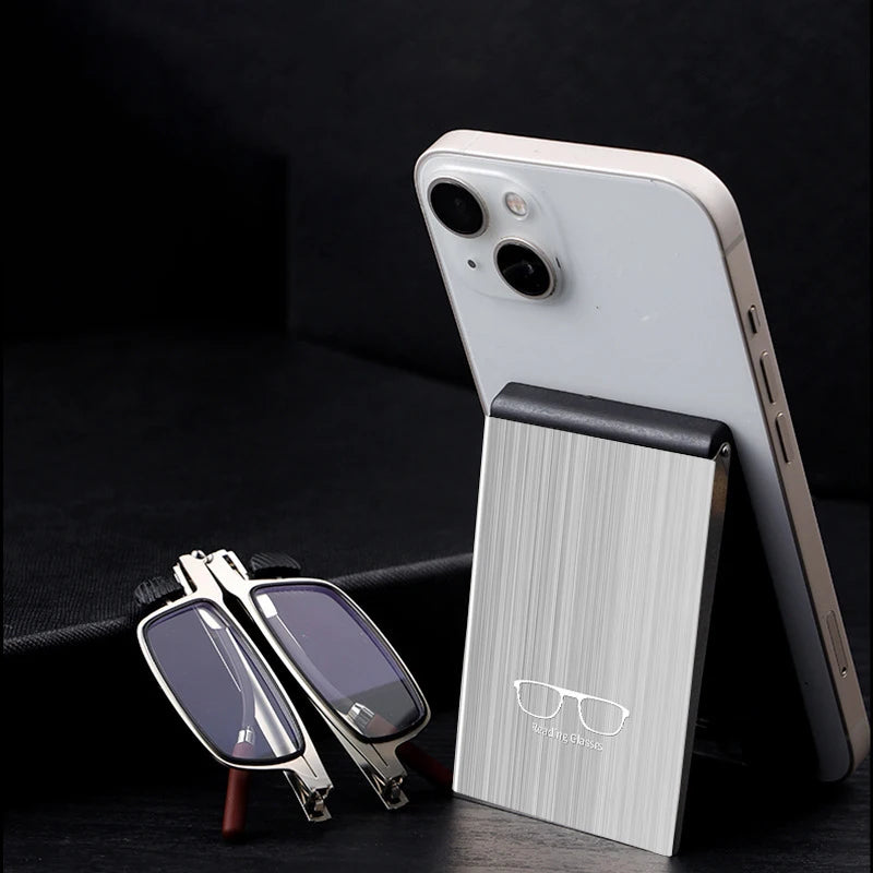 Faltbare tragbare hochauflösende Unisex-Lesebrille mit blauem Lichtschutz und ermüdungsresistent