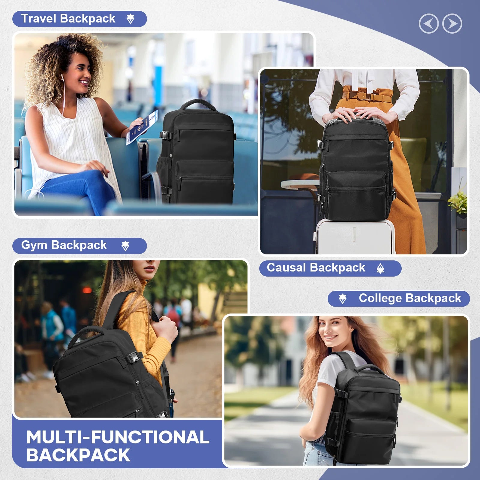 Vacuum Compression Backpack - Pump Free 🎁 Gift