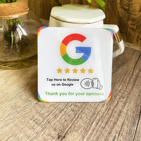 Review Plaque NFC Tap Card