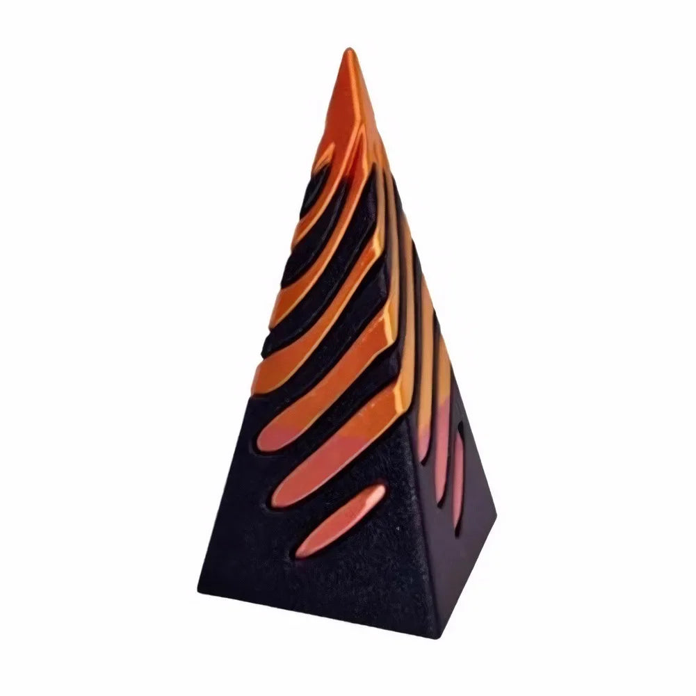3D Printed Spiral Cone Pyramid Toy