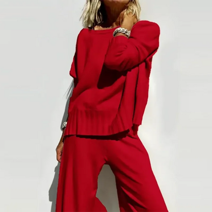 Heet Aanbod Zachte Kasjmier Informele Trui Set