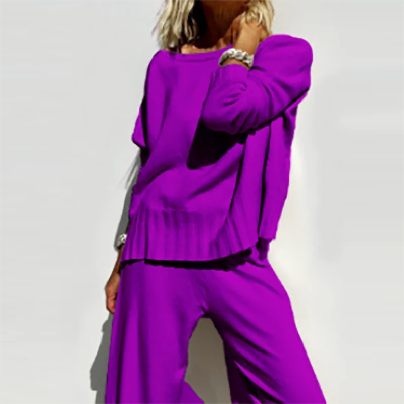 Heet Aanbod Zachte Kasjmier Informele Trui Set