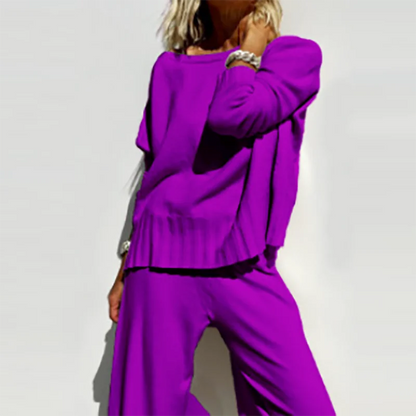 Heet Aanbod Zachte Kasjmier Informele Trui Set