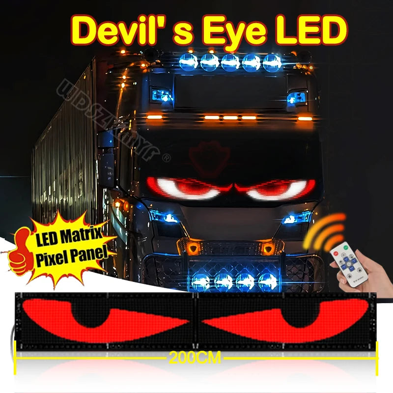 Devil's Eye LED Matrix Pixel Panel for Car Truck