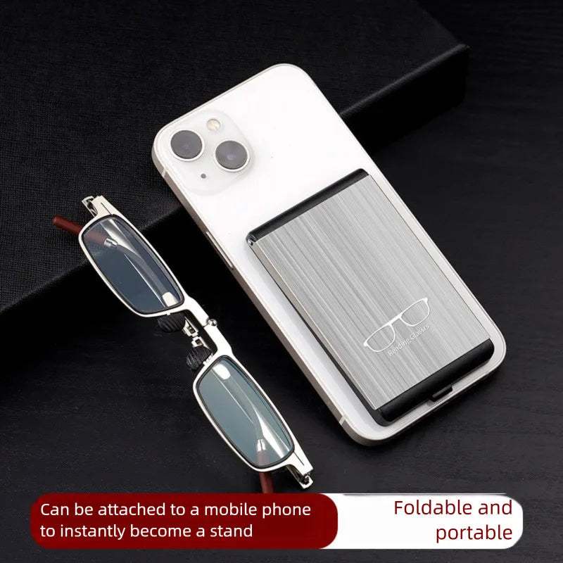 Faltbare tragbare hochauflösende Unisex-Lesebrille mit blauem Lichtschutz und ermüdungsresistent