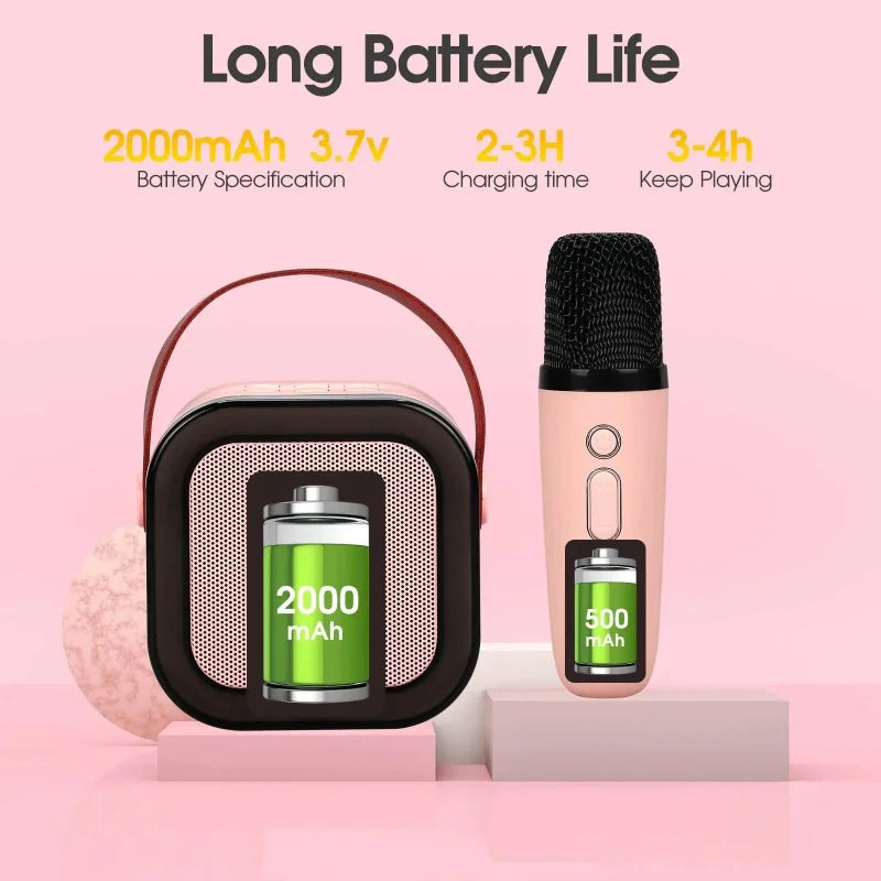 Wireless Karaoke mic with Bluetooth Speaker 🎁Best Gift🎁