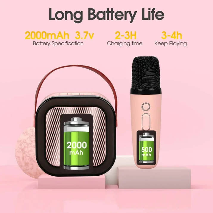 Wireless Karaoke mic with Bluetooth Speaker 🎁Best Gift🎁