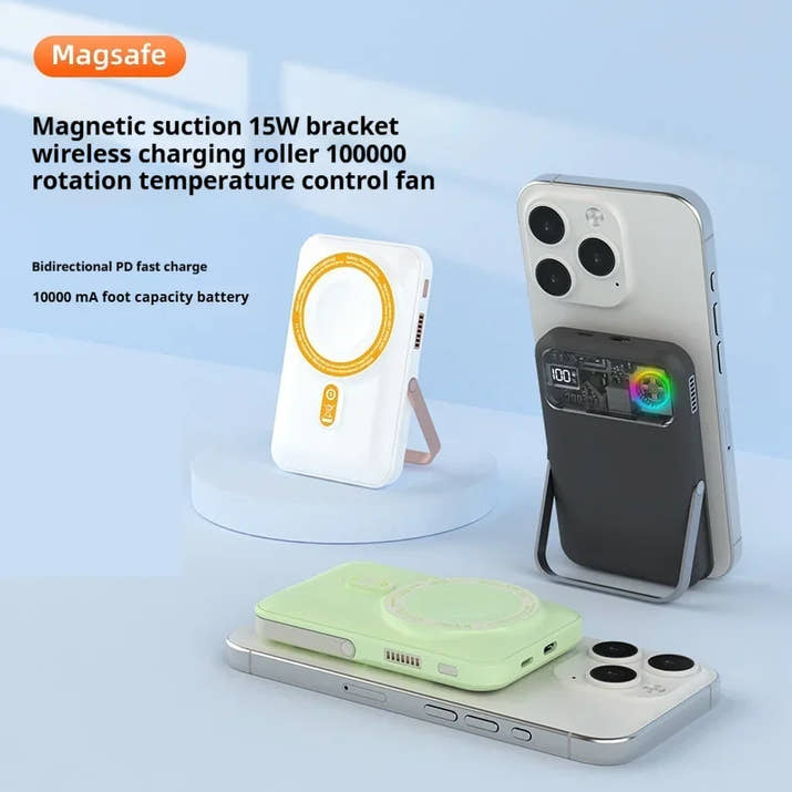 Magnetic Power Bank Portable With Frame For iPhone
