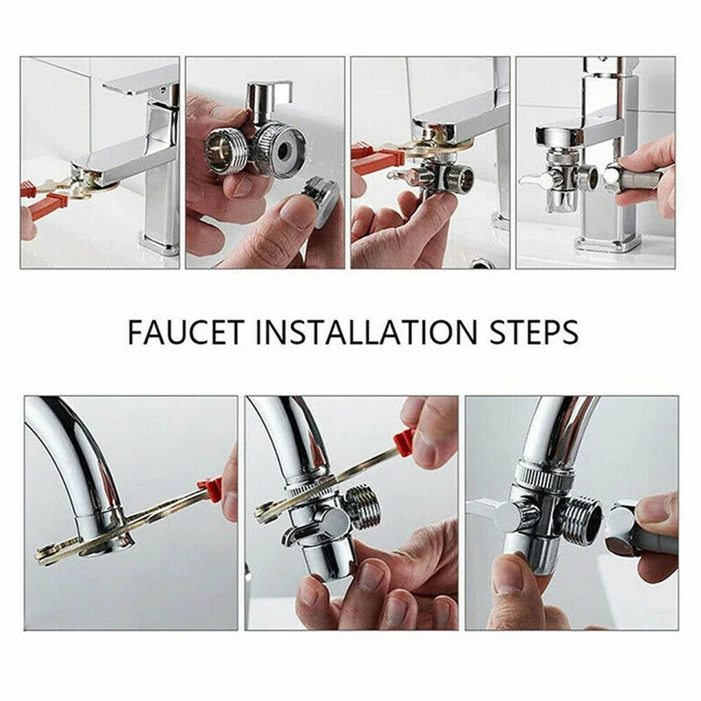 Handheld Faucet Diverter Valve Shower Head