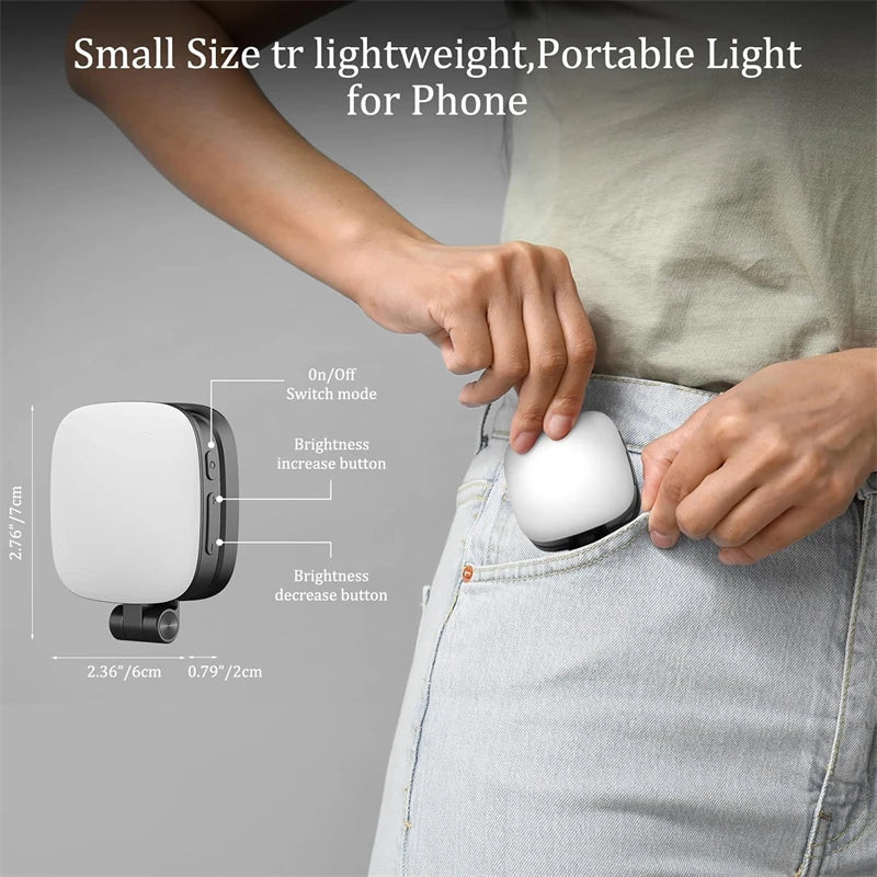 Magnetic Selfie Light & Mirror