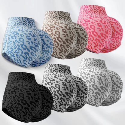 Brístí Gearra Leopaird Gan Fhite le Cúl Ard-Sciortaigh