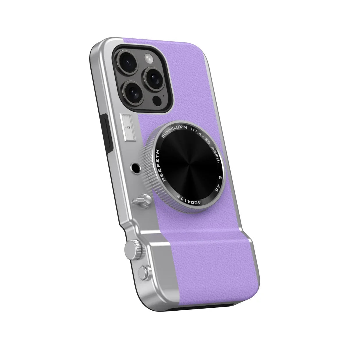 Integrated camera phone case