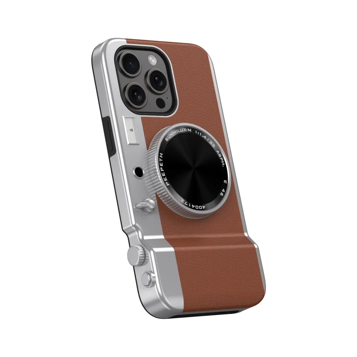Integrated camera phone case
