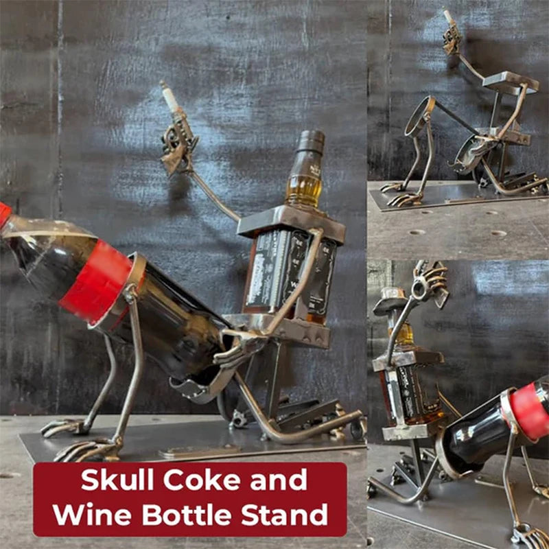 Skull Bottle Rack