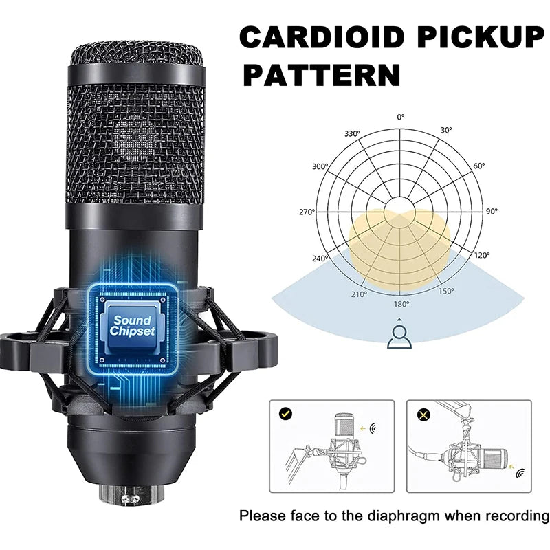 Zaho™ Podcast Equipment Bundle Pro (full set)