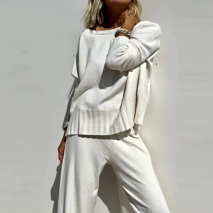 Heet Aanbod Zachte Kasjmier Informele Trui Set