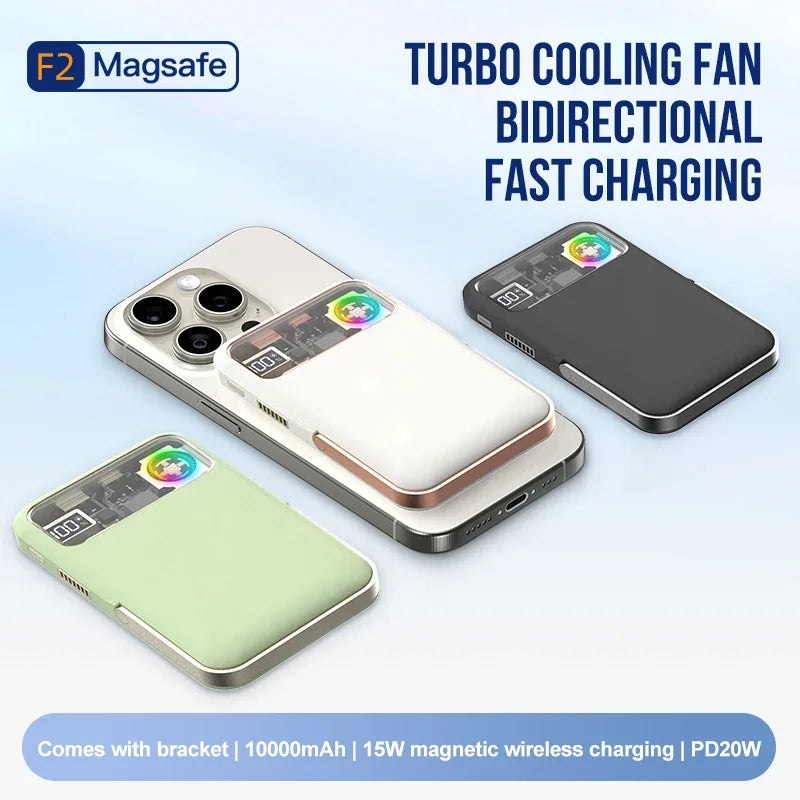 Magnetic Power Bank Portable With Frame For iPhone