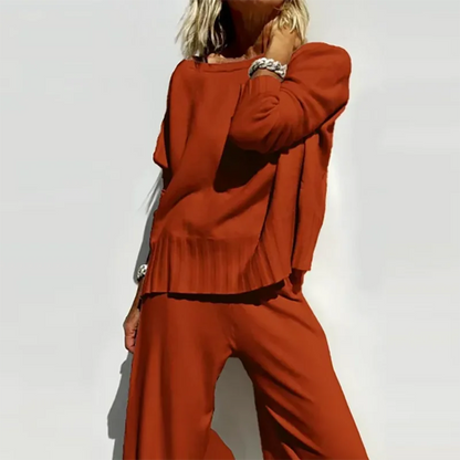 Heet Aanbod Zachte Kasjmier Informele Trui Set