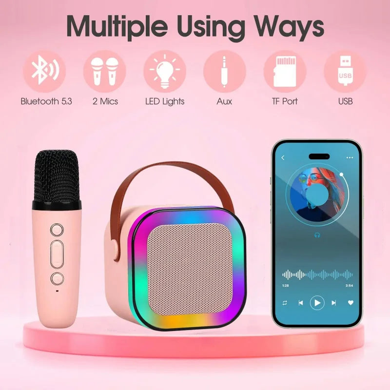 Wireless Karaoke mic with Bluetooth Speaker 🎁Best Gift🎁