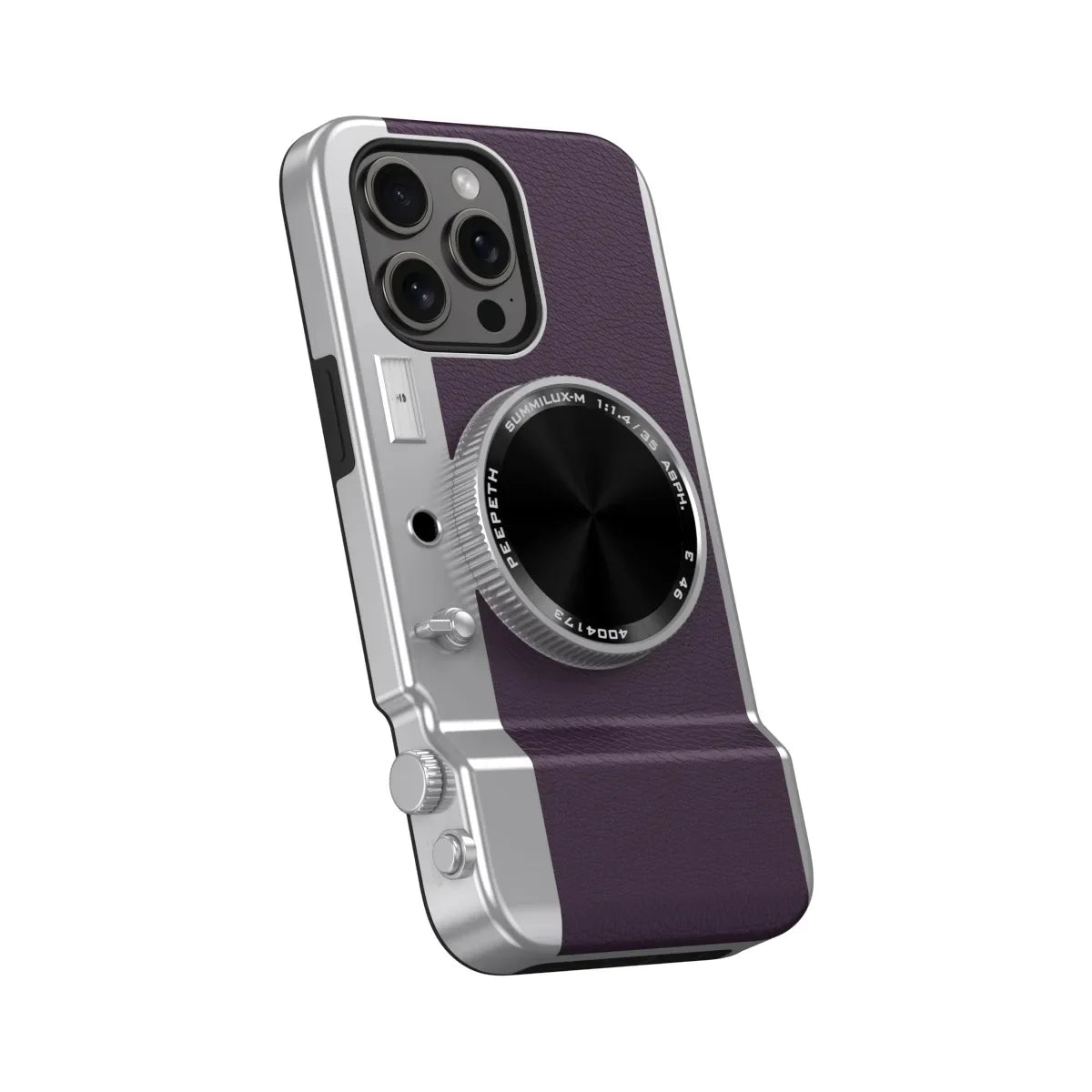 Integrated camera phone case