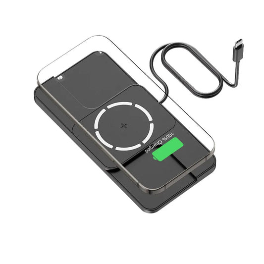 لوحة شحن لاسلكية مغناطيسية سريعة للسيارة 20 واط