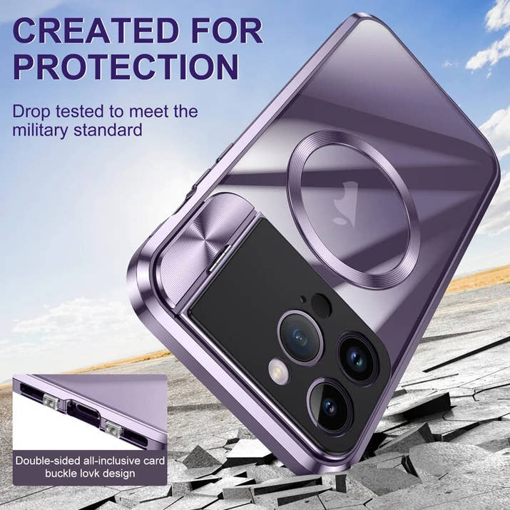 Magnetic Invisible Holder Case Camera Lens Protection Support Magsafe