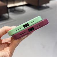 Transparent Cell Phone Holder + Lens Film Combo Cell Phone Case