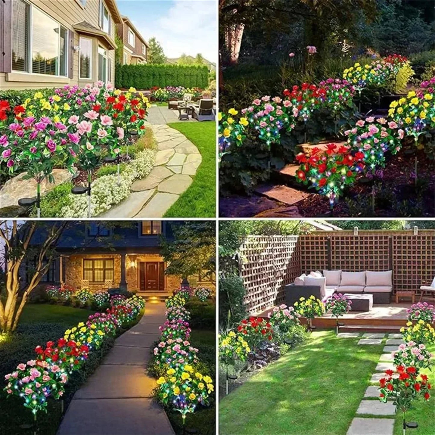 ❤️ EverGlow Memorial Garden Bloom Lights