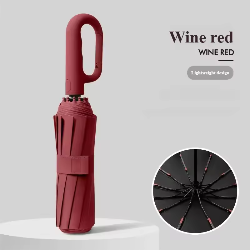 Automatic folding umbrella