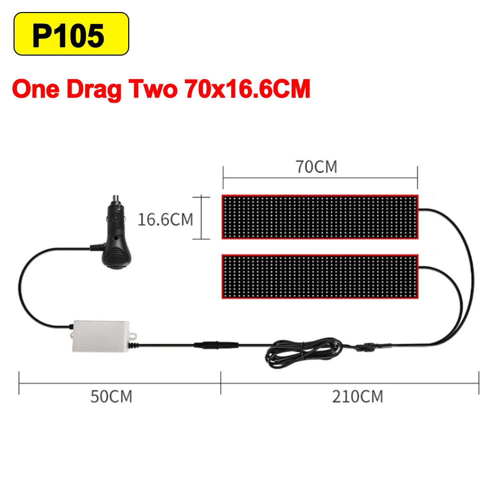 Devil's Eye LED Matrix Pixel Panel for Car Truck