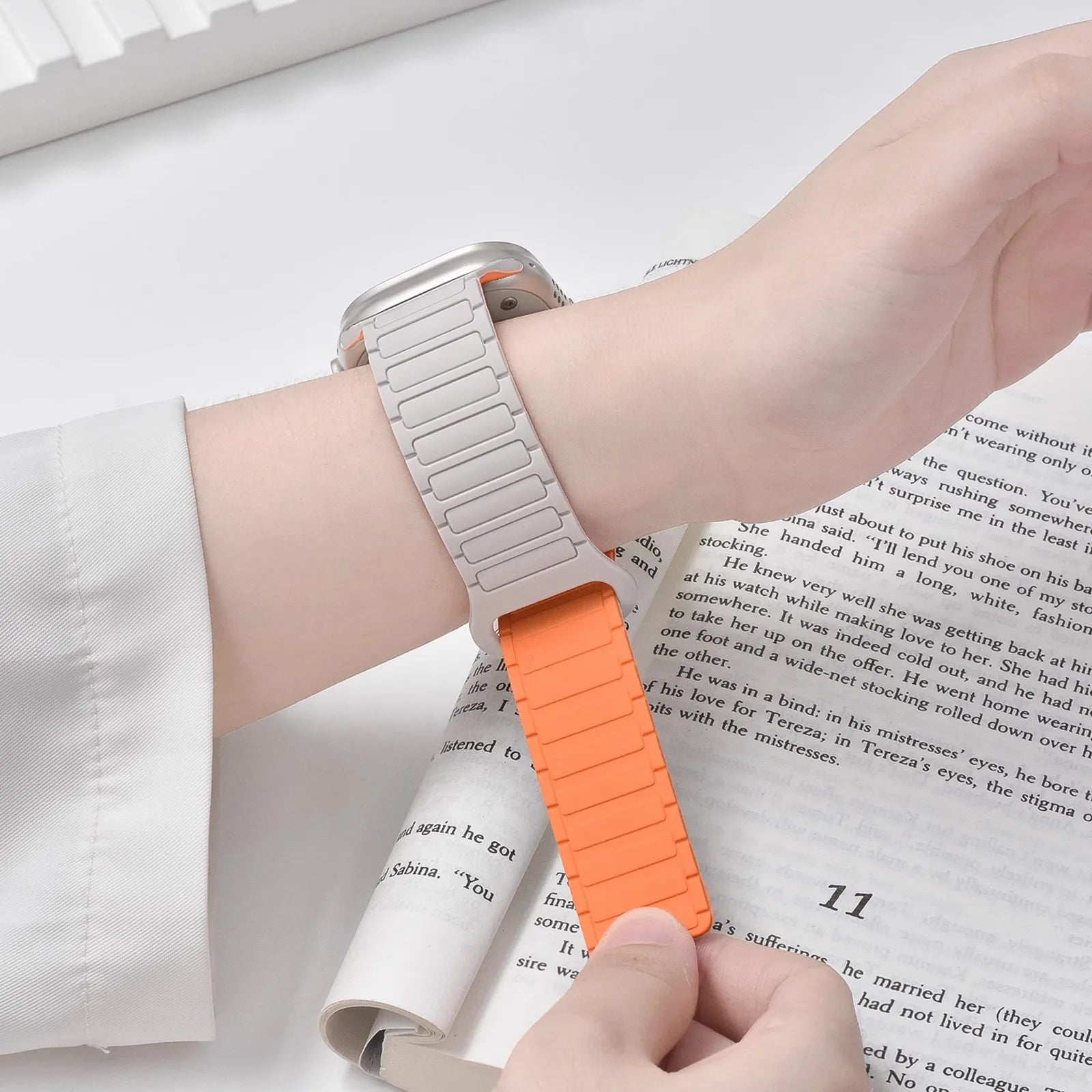 Magnetic Silicone Strap For Apple Watch
