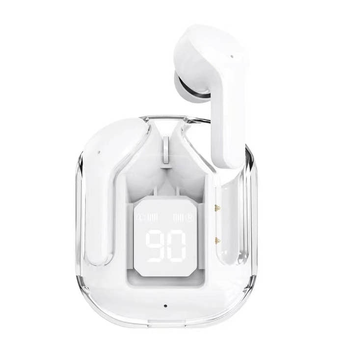 CrystalPods™ - Bluetooth Headphones Crystal Earbuds (Works with iPhone & Android)