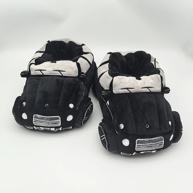 Vehicle Shape Plush Slippers Women